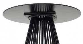 Стол TERNI 120 MATT BLACK MARBLE SOLID CERAMIC Черный мрамор матовый, керамика /Черн.каркас, ®DISAUR в Дегтярске - degtyarsk.mebel24.online | фото 6