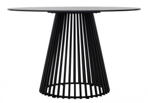Стол TERNI 120 MATT BLACK MARBLE SOLID CERAMIC Черный мрамор матовый, керамика /Черн.каркас, ®DISAUR в Дегтярске - degtyarsk.mebel24.online | фото 7