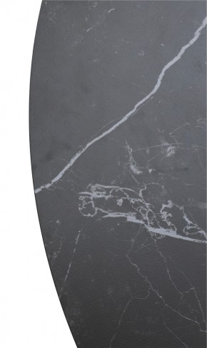 Стол TERNI 120 MATT BLACK MARBLE SOLID CERAMIC Черный мрамор матовый, керамика /Черн.каркас, ®DISAUR в Дегтярске - degtyarsk.mebel24.online | фото 9