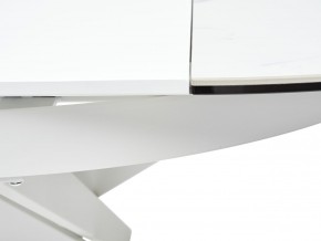 Стол TRENTO 120 HIGH GLOSS STATUARIO Белый мрамор глянцевый, керамика/ белый каркас, ®DISAUR в Дегтярске - degtyarsk.mebel24.online | фото 10