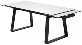 Стол VASTO 180 MARBLES KL-99 Белый мрамор матовый, итальянская керамика/ черный каркас, ®DISAUR в Дегтярске - degtyarsk.mebel24.online | фото 6