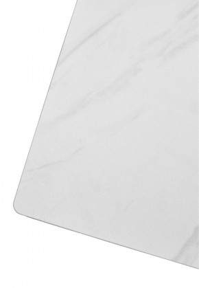 Стол VASTO 180 MARBLES KL-99 Белый мрамор матовый, итальянская керамика/ черный каркас, ®DISAUR в Дегтярске - degtyarsk.mebel24.online | фото 7