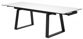 Стол VASTO 180 MARBLES KL-99 Белый мрамор матовый, итальянская керамика/ черный каркас, ®DISAUR в Дегтярске - degtyarsk.mebel24.online | фото 9