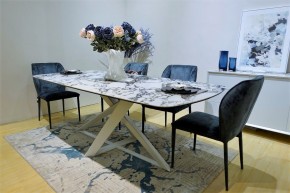 Стол VICENZA 220 BULGARI WHITE, керамика / белый, ®DISAUR в Дегтярске - degtyarsk.mebel24.online | фото 12