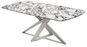 Стол VICENZA 220 BULGARI WHITE, керамика / белый, ®DISAUR в Дегтярске - degtyarsk.mebel24.online | фото 9