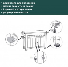 Столик для барбекю 207 Л (Unity XL 207L) в Дегтярске - degtyarsk.mebel24.online | фото 9