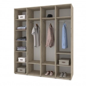 СТОУН С41 Шкаф 4-х створчатый (камень темный/дуб ирландский) в Дегтярске - degtyarsk.mebel24.online | фото 3