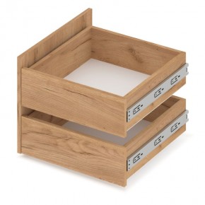 СТОУН С41 Шкаф 4-х створчатый с ящиками (дуб золотой/графит) в Дегтярске - degtyarsk.mebel24.online | фото 5