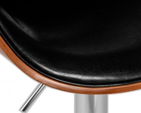 Стул барный DOBRIN KARTER, коричневое дерево, чёрный в Дегтярске - degtyarsk.mebel24.online | фото 7