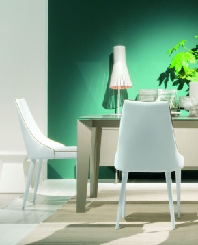 Стул CLARA 40.11 (TR505 white with sand cordonet, экокожа) в Дегтярске - degtyarsk.mebel24.online | фото 2