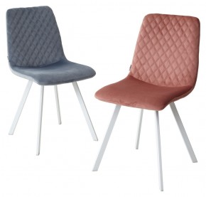 Стул DAIQUIRI BLUVEL-52 PINK / белый каркас, велюр М-City в Дегтярске - degtyarsk.mebel24.online | фото 2