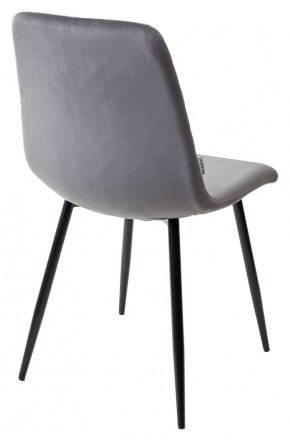 Стул DUKE BLUVEL-14 GREY, велюр / черный каркас М-City в Дегтярске - degtyarsk.mebel24.online | фото 3