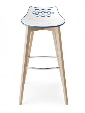 Стул JAM W CB/1487, ash.P12 smoke/ P799-P12P WHITE/ GLOSSY SKY BLUE в Дегтярске - degtyarsk.mebel24.online | фото