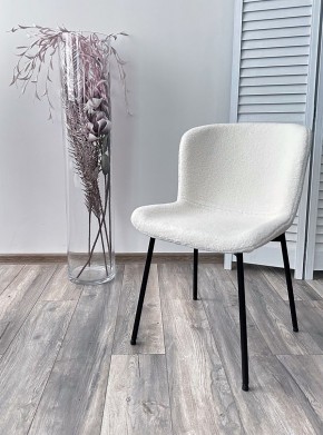Стул RIYA UF992-01 Белый, teddy / черный каркас М-City в Дегтярске - degtyarsk.mebel24.online | фото 3
