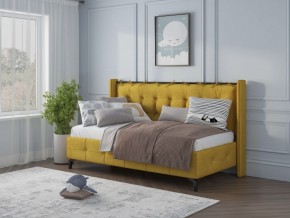 СВЕТЛАНА 3 Кровать линейная (Горчичный) в Дегтярске - degtyarsk.mebel24.online | фото