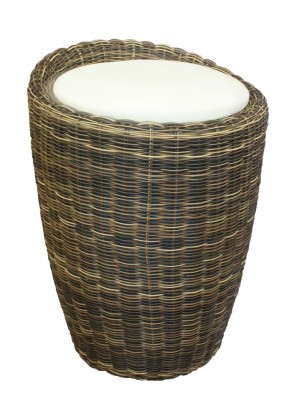 Табурет с местом для хранения LM-1100Rattan, кремовый в Дегтярске - degtyarsk.mebel24.online | фото