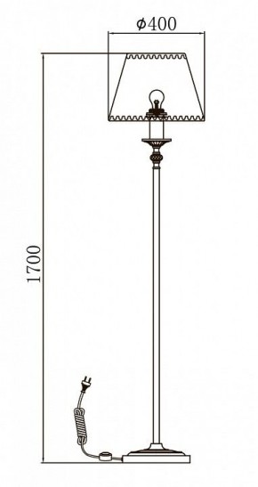 Торшер Maytoni Soffia RC093-FL-01-R в Дегтярске - degtyarsk.mebel24.online | фото 3