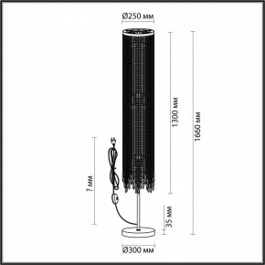 Торшер Odeon Light Chokka 5028/3F в Дегтярске - degtyarsk.mebel24.online | фото 4