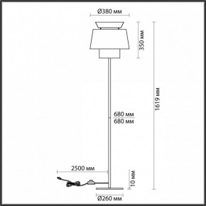 Торшер Odeon Light Kressa 4992/1F в Дегтярске - degtyarsk.mebel24.online | фото 4