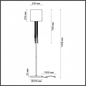 Торшер Odeon Light Nicole 4886/1F в Дегтярске - degtyarsk.mebel24.online | фото 4