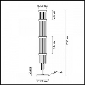 Торшер Odeon Light York 4788/12F в Дегтярске - degtyarsk.mebel24.online | фото 3