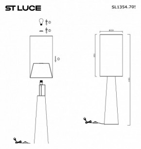 Торшер ST-Luce Jackie SL1354.705.01 в Дегтярске - degtyarsk.mebel24.online | фото 5