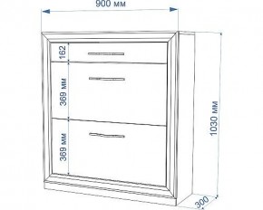 Тумба для обуви Нобиле ОБВ-90 в Дегтярске - degtyarsk.mebel24.online | фото 4
