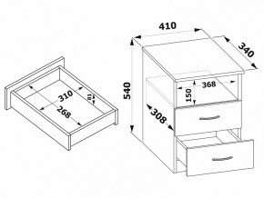 Тумба КТ-09.1 в Дегтярске - degtyarsk.mebel24.online | фото 3