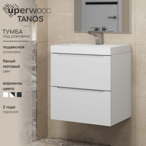 Тумба под раковину Uperwood Tanos 70 см, подвесная, белая матовая в Дегтярске - degtyarsk.mebel24.online | фото 5