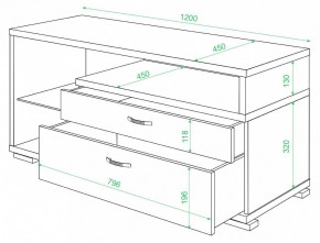 Тумба под ТВ Домино ТК-10М в Дегтярске - degtyarsk.mebel24.online | фото 2