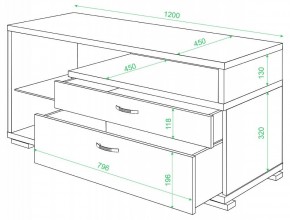 Тумба под ТВ Домино ТК-10М в Дегтярске - degtyarsk.mebel24.online | фото 2