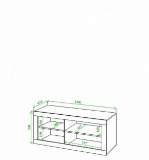 Тумба под ТВ Toivo Кон120 в Дегтярске - degtyarsk.mebel24.online | фото 2