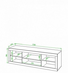 Тумба под ТВ Toivo Кон170 в Дегтярске - degtyarsk.mebel24.online | фото 2