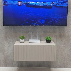 Тумба подвесная под ТВ LINES MTV1-MA 750 Бежевый (Леда-М 10.1.5) в Дегтярске - degtyarsk.mebel24.online | фото 5