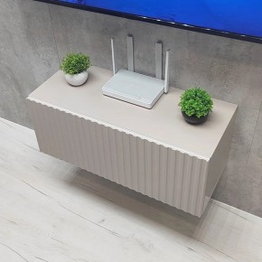 Тумба подвесная под ТВ LINES MTV1-MA 750 Бежевый (Леда-М 10.1.5) в Дегтярске - degtyarsk.mebel24.online | фото 6