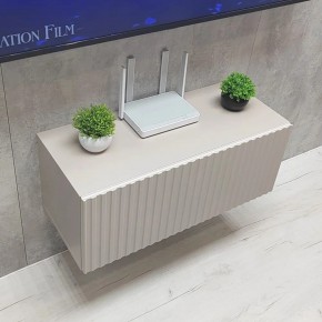 Тумба подвесная под ТВ LINES MTV3-MA 900 Бежевый (Леда-М 10.1.5) в Дегтярске - degtyarsk.mebel24.online | фото 8