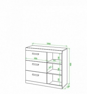 Тумба Toivo Км104 в Дегтярске - degtyarsk.mebel24.online | фото 2