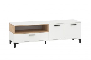 Тумба ТВА НМ 013.44 "Bergen" (Белый/Дуб бунратти) в Дегтярске - degtyarsk.mebel24.online | фото