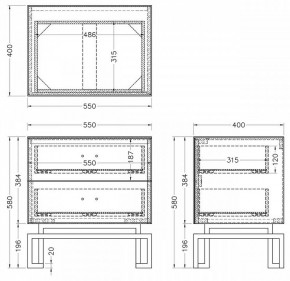 Тумбочка KFG085-NI в Дегтярске - degtyarsk.mebel24.online | фото 5