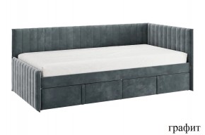 ТВИКС Кровать (тахта) с ящиками 900 (графит) в Дегтярске - degtyarsk.mebel24.online | фото