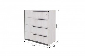 ВИНТЕР - 8 Комод 4 ящика в Дегтярске - degtyarsk.mebel24.online | фото 4