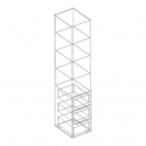 ВИТА Пенал с 3 ящиками в Дегтярске - degtyarsk.mebel24.online | фото 2