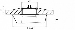 Встраиваемый светильник Lightstar Flutto 006430 в Дегтярске - degtyarsk.mebel24.online | фото 3