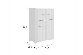 ЗЕФИР Гостиная К2 (белое дерево/черный муар) в Дегтярске - degtyarsk.mebel24.online | фото 2